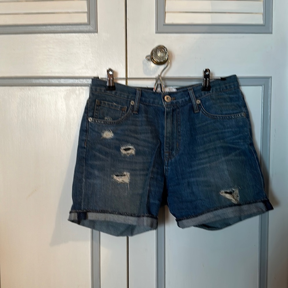Dakota Collective Distressed Jean Shorts